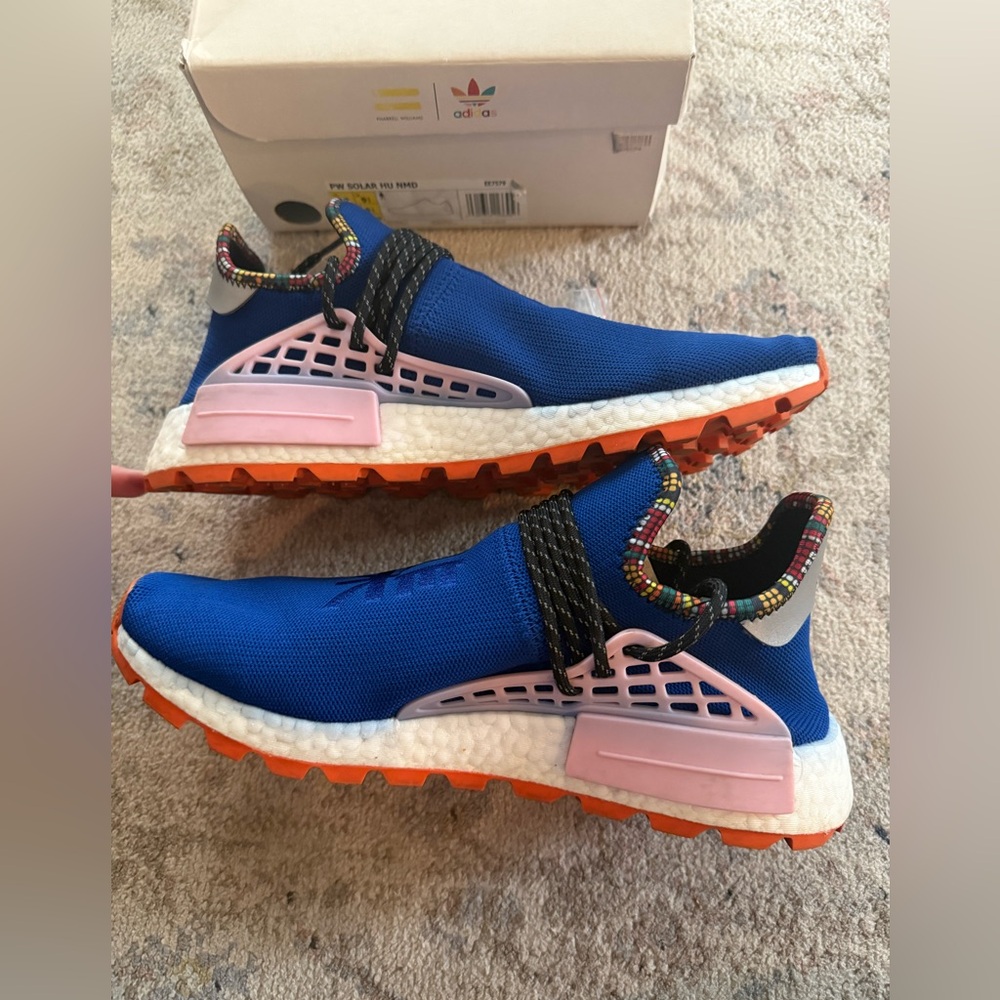 adidas Pharrell Williams Solar Hu NMD “Blue/Orange/Pink”